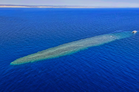 Vista aérea de Elphintone Reef