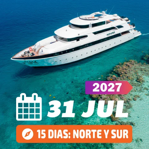 Todo el Mar Rojo en 15 días 2027